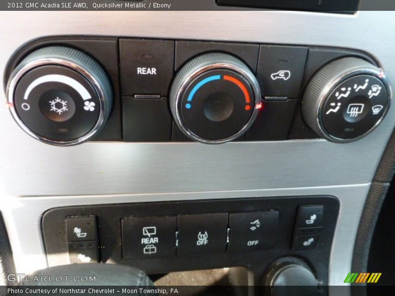 Quicksilver Metallic / Ebony 2012 GMC Acadia SLE AWD