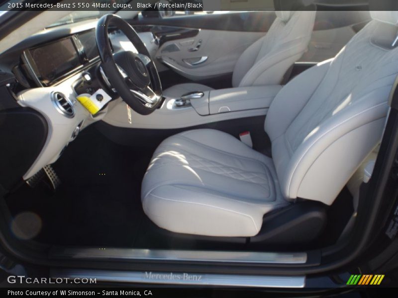 Black / Porcelain/Black 2015 Mercedes-Benz S 550 4Matic Coupe