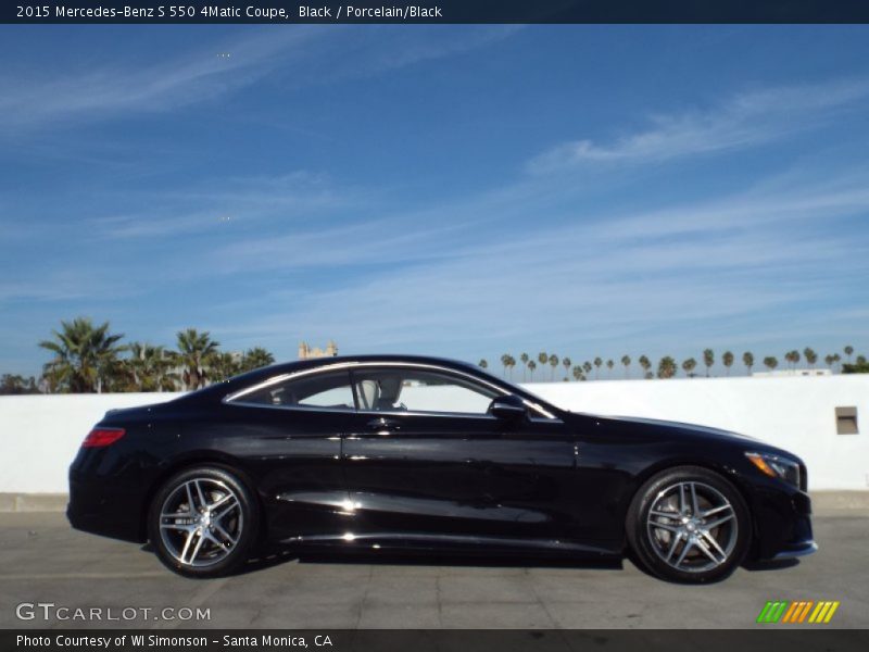 Black / Porcelain/Black 2015 Mercedes-Benz S 550 4Matic Coupe