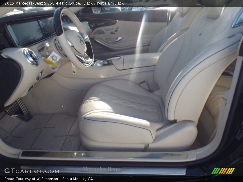 Black / Porcelain/Black 2015 Mercedes-Benz S 550 4Matic Coupe