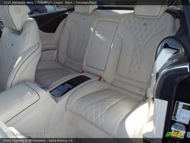 Black / Porcelain/Black 2015 Mercedes-Benz S 550 4Matic Coupe