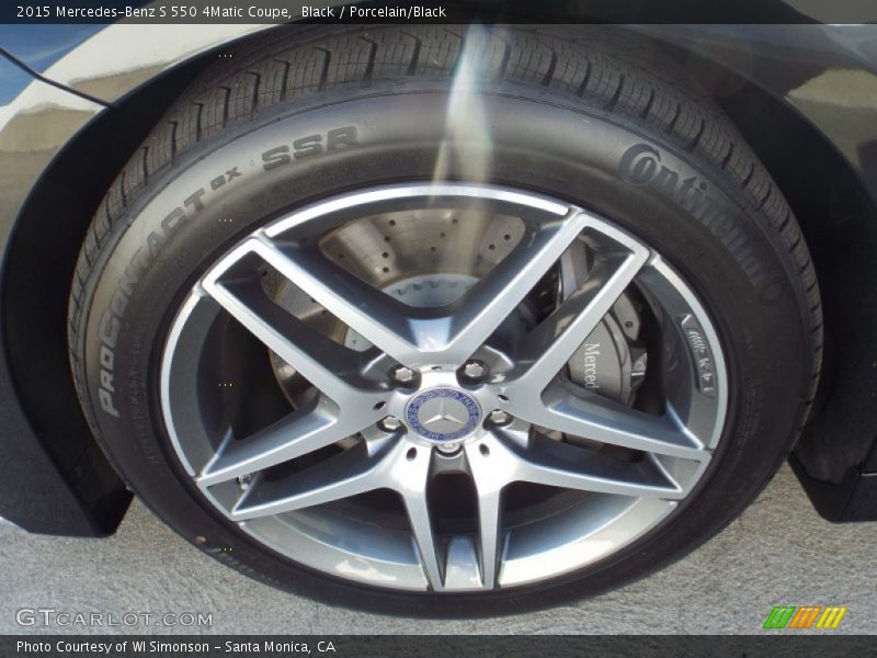 Black / Porcelain/Black 2015 Mercedes-Benz S 550 4Matic Coupe
