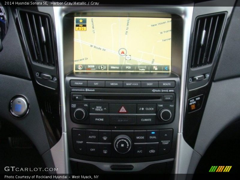 Harbor Gray Metallic / Gray 2014 Hyundai Sonata SE