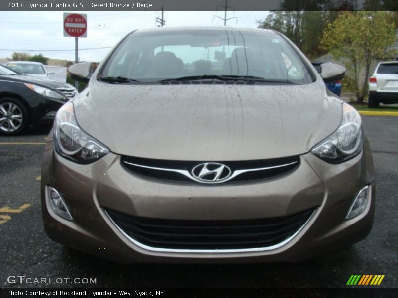 Desert Bronze / Beige 2013 Hyundai Elantra GLS