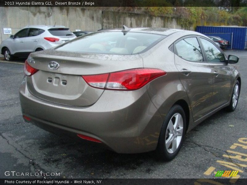 Desert Bronze / Beige 2013 Hyundai Elantra GLS