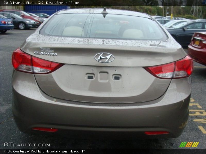 Desert Bronze / Beige 2013 Hyundai Elantra GLS