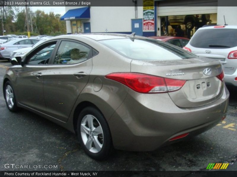 Desert Bronze / Beige 2013 Hyundai Elantra GLS