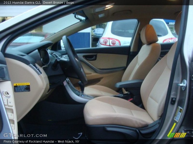 Desert Bronze / Beige 2013 Hyundai Elantra GLS