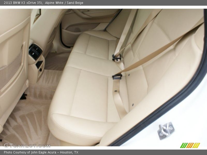 Alpine White / Sand Beige 2013 BMW X3 xDrive 35i