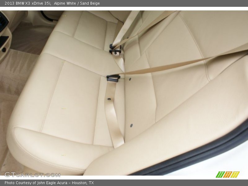 Alpine White / Sand Beige 2013 BMW X3 xDrive 35i