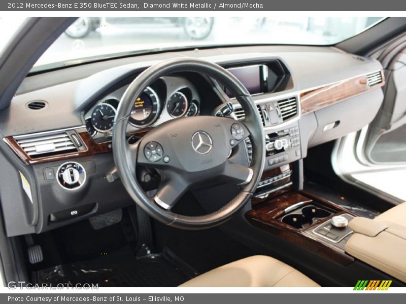 Diamond White Metallic / Almond/Mocha 2012 Mercedes-Benz E 350 BlueTEC Sedan