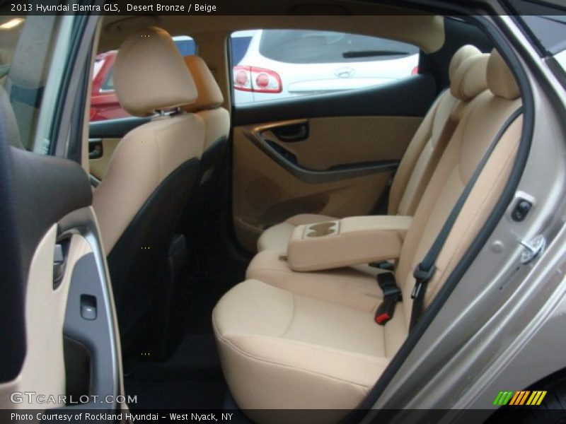 Desert Bronze / Beige 2013 Hyundai Elantra GLS