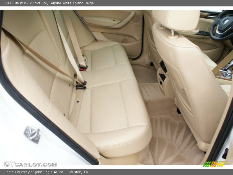 Alpine White / Sand Beige 2013 BMW X3 xDrive 35i