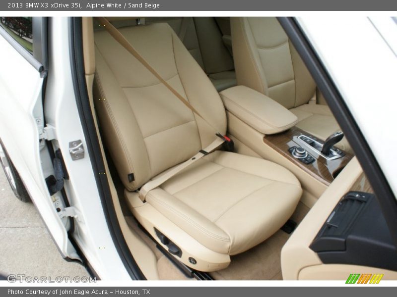 Alpine White / Sand Beige 2013 BMW X3 xDrive 35i
