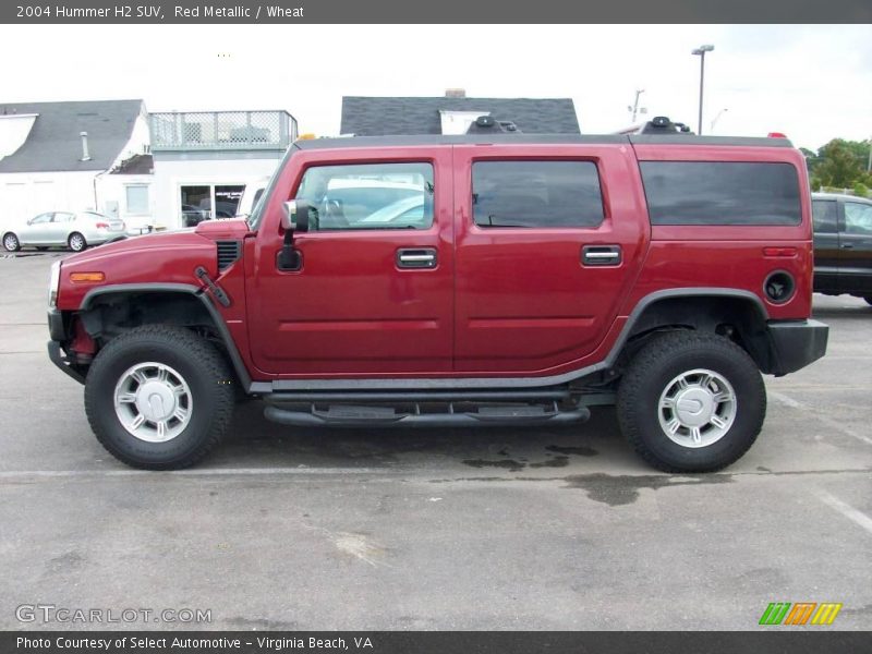 Red Metallic / Wheat 2004 Hummer H2 SUV