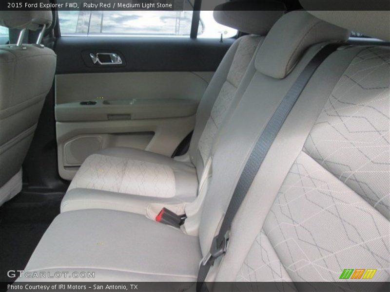 Ruby Red / Medium Light Stone 2015 Ford Explorer FWD