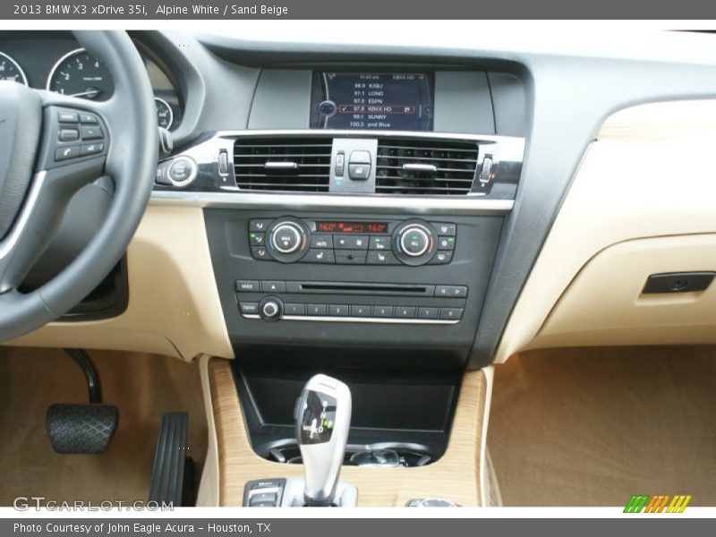 Alpine White / Sand Beige 2013 BMW X3 xDrive 35i