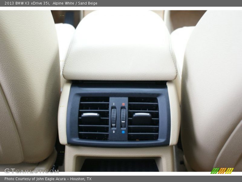 Alpine White / Sand Beige 2013 BMW X3 xDrive 35i