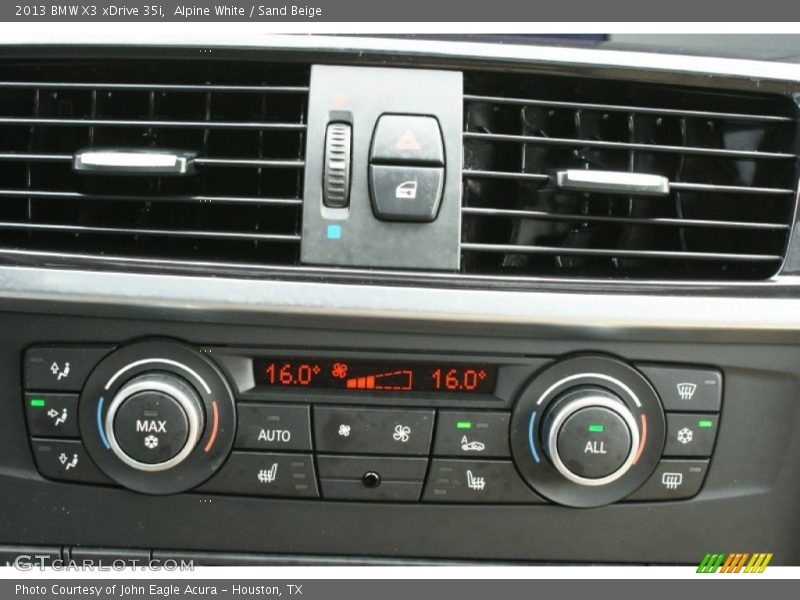 Alpine White / Sand Beige 2013 BMW X3 xDrive 35i
