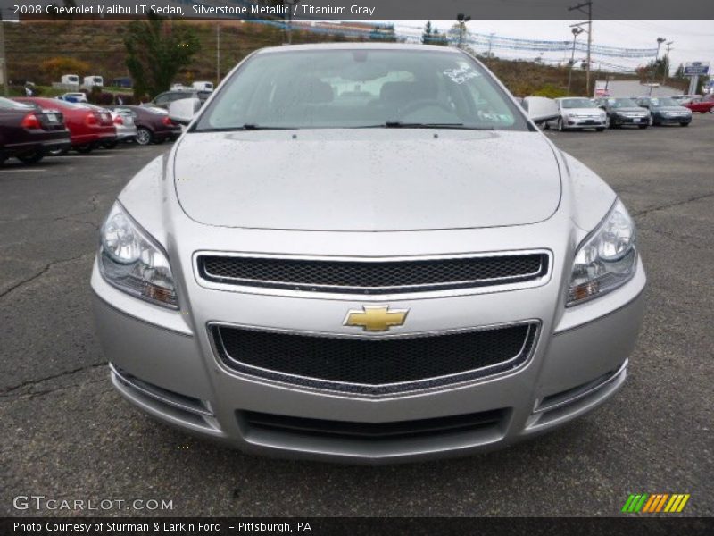 Silverstone Metallic / Titanium Gray 2008 Chevrolet Malibu LT Sedan