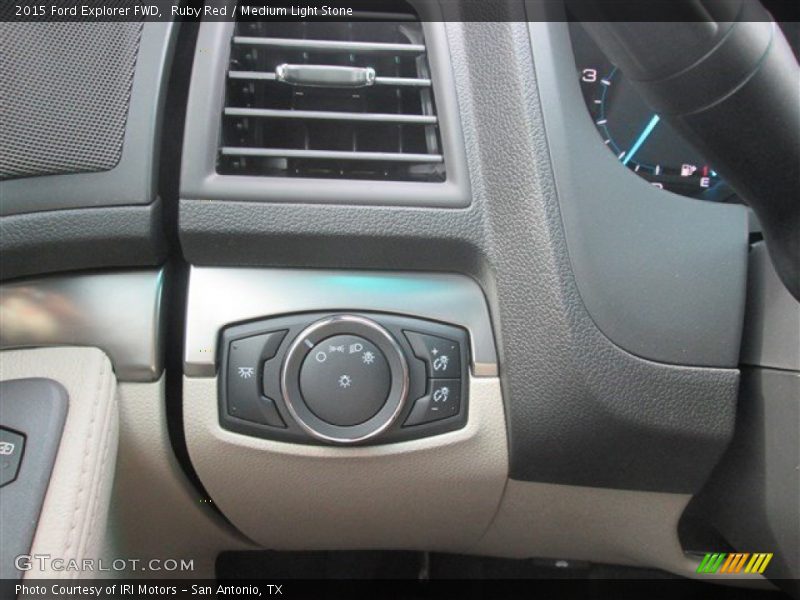 Ruby Red / Medium Light Stone 2015 Ford Explorer FWD