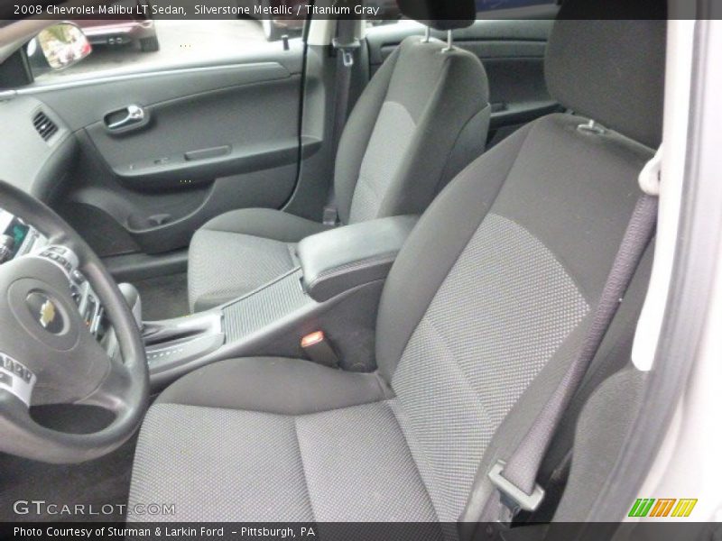Silverstone Metallic / Titanium Gray 2008 Chevrolet Malibu LT Sedan