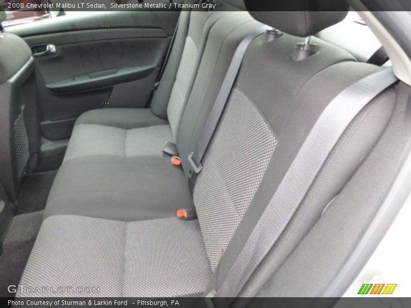 Silverstone Metallic / Titanium Gray 2008 Chevrolet Malibu LT Sedan