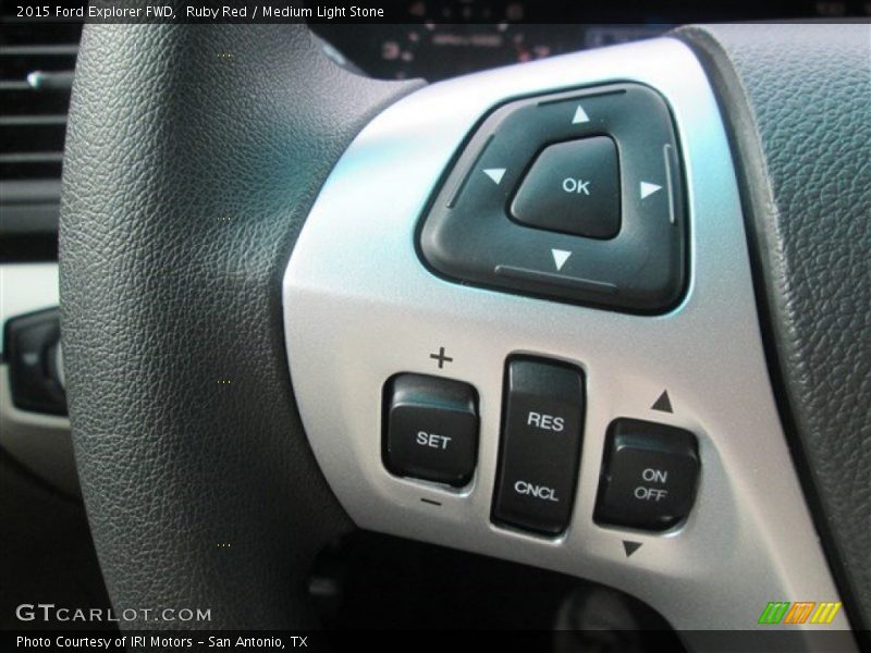 Ruby Red / Medium Light Stone 2015 Ford Explorer FWD