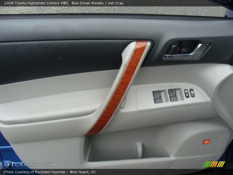 Blue Streak Metallic / Ash Gray 2008 Toyota Highlander Limited 4WD