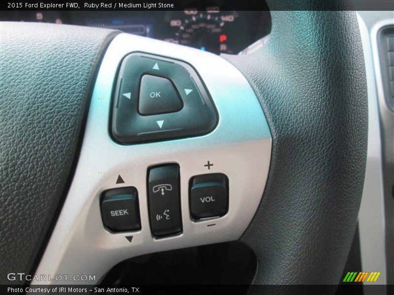Ruby Red / Medium Light Stone 2015 Ford Explorer FWD