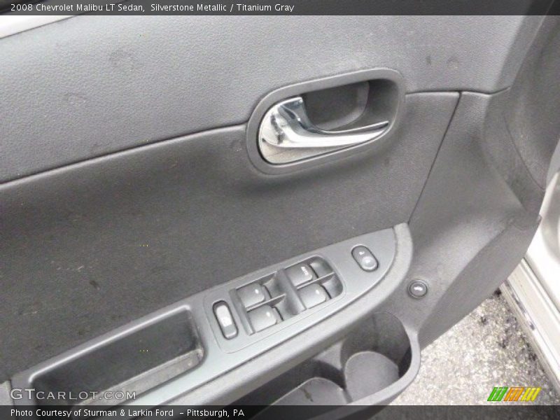 Silverstone Metallic / Titanium Gray 2008 Chevrolet Malibu LT Sedan