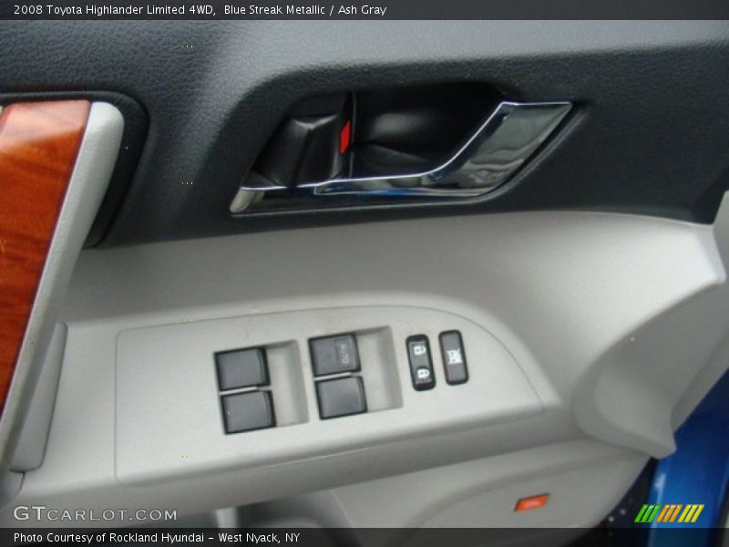 Blue Streak Metallic / Ash Gray 2008 Toyota Highlander Limited 4WD