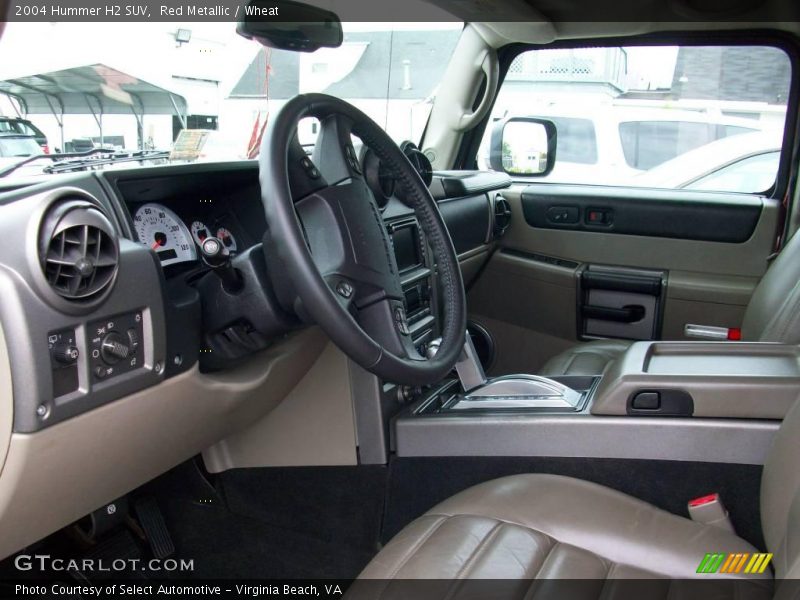 Red Metallic / Wheat 2004 Hummer H2 SUV