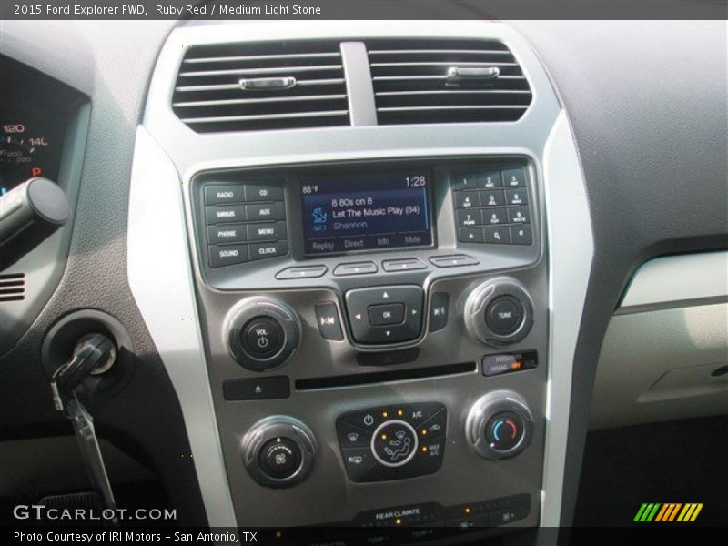 Ruby Red / Medium Light Stone 2015 Ford Explorer FWD