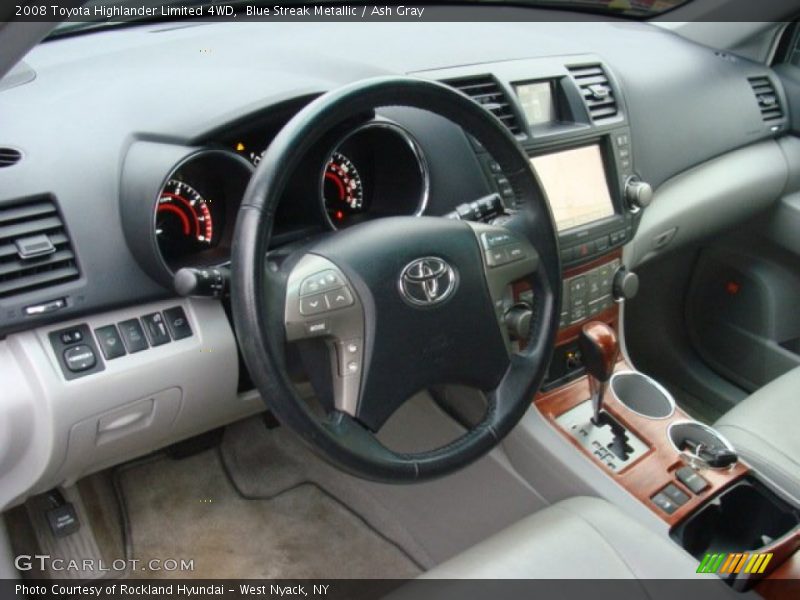 Blue Streak Metallic / Ash Gray 2008 Toyota Highlander Limited 4WD