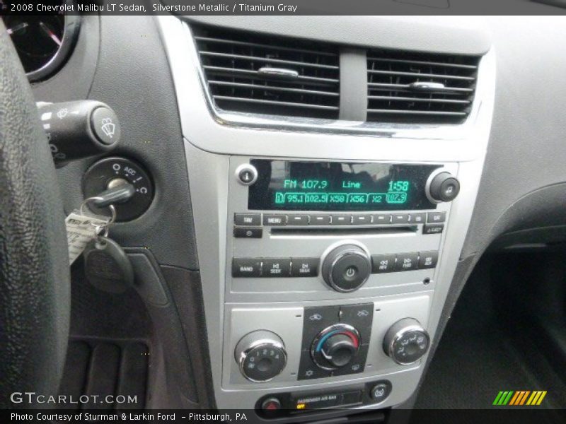 Silverstone Metallic / Titanium Gray 2008 Chevrolet Malibu LT Sedan