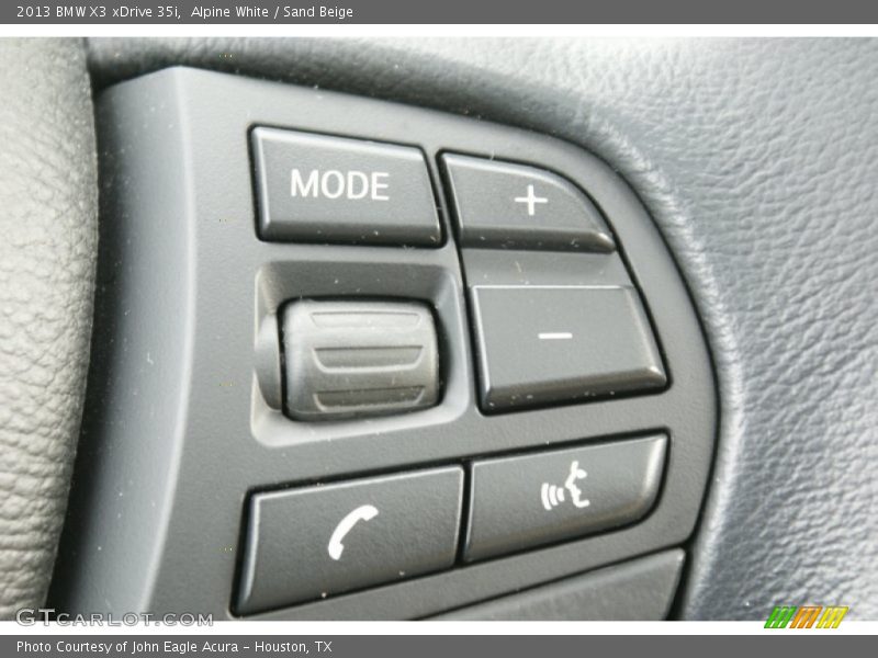 Alpine White / Sand Beige 2013 BMW X3 xDrive 35i