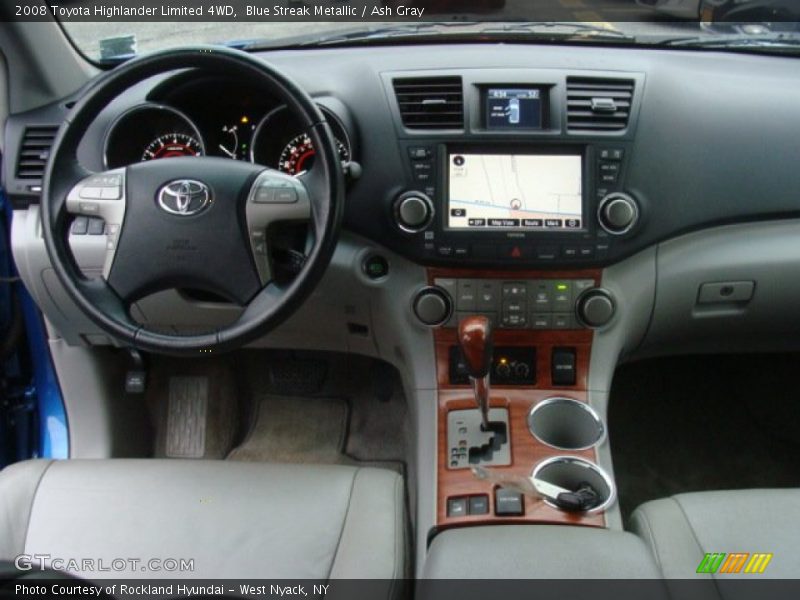 Blue Streak Metallic / Ash Gray 2008 Toyota Highlander Limited 4WD