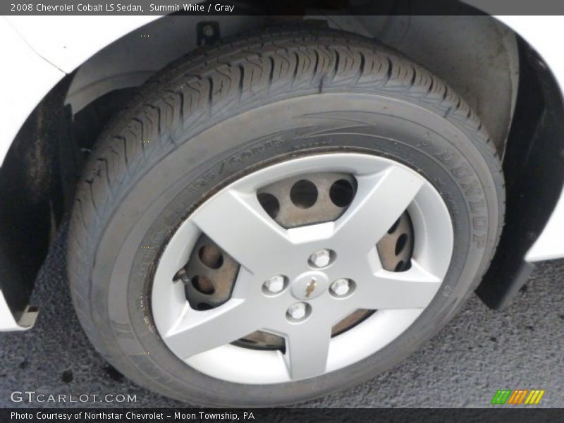 Summit White / Gray 2008 Chevrolet Cobalt LS Sedan