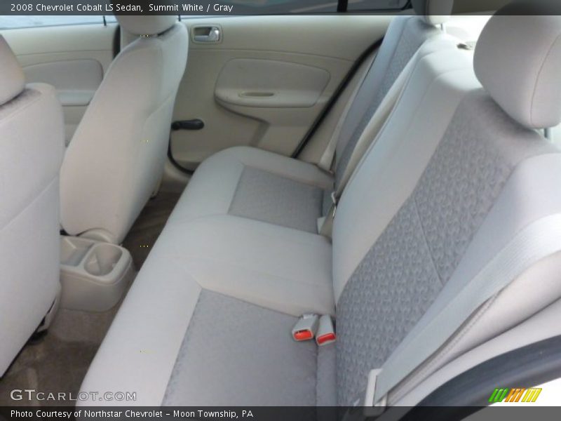 Summit White / Gray 2008 Chevrolet Cobalt LS Sedan