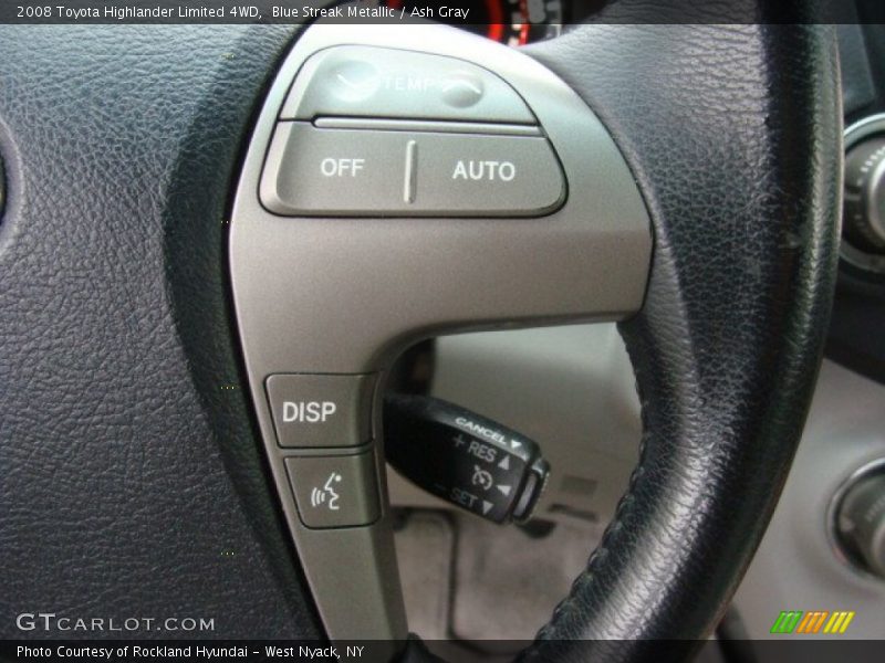 Blue Streak Metallic / Ash Gray 2008 Toyota Highlander Limited 4WD