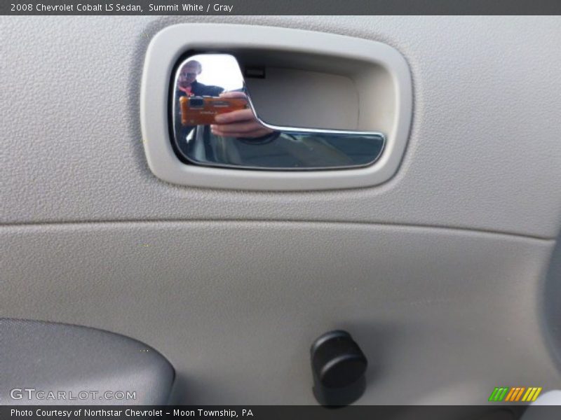 Summit White / Gray 2008 Chevrolet Cobalt LS Sedan