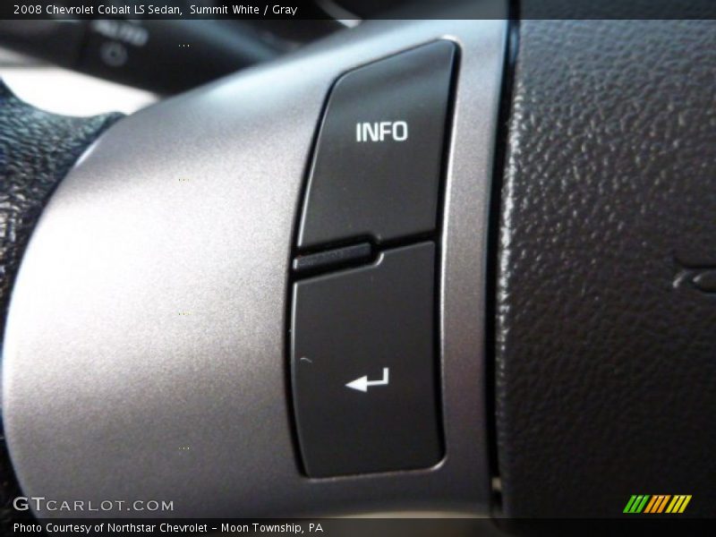 Summit White / Gray 2008 Chevrolet Cobalt LS Sedan