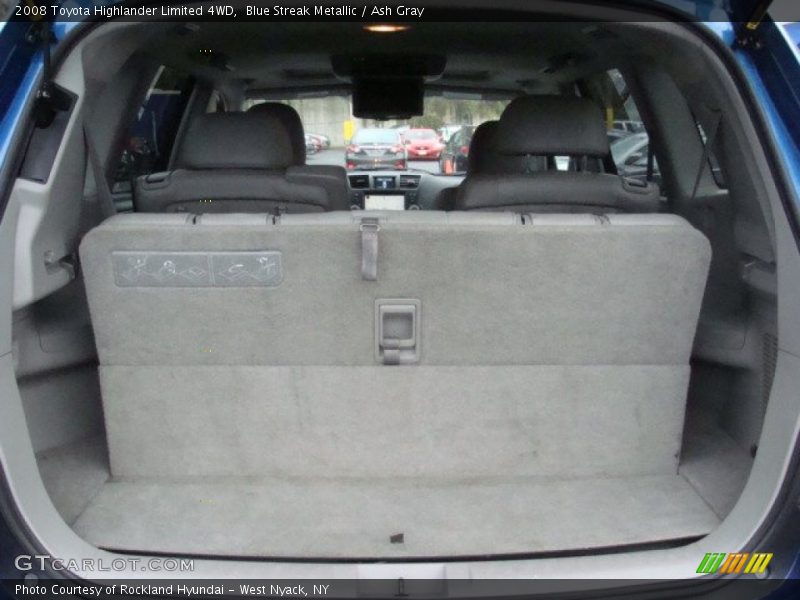 Blue Streak Metallic / Ash Gray 2008 Toyota Highlander Limited 4WD