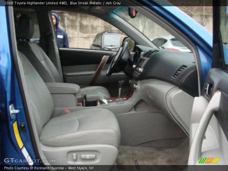 Blue Streak Metallic / Ash Gray 2008 Toyota Highlander Limited 4WD