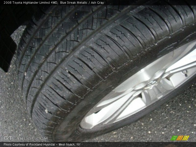 Blue Streak Metallic / Ash Gray 2008 Toyota Highlander Limited 4WD