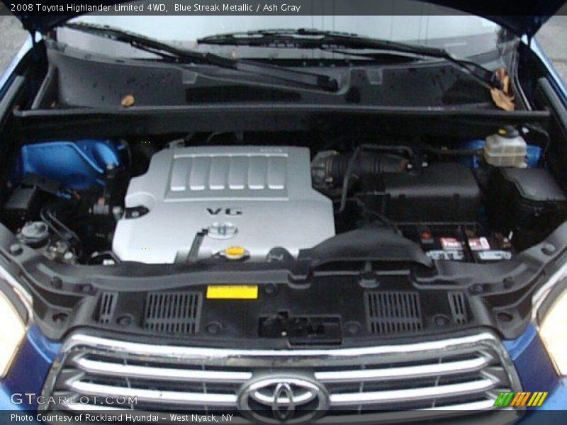 Blue Streak Metallic / Ash Gray 2008 Toyota Highlander Limited 4WD