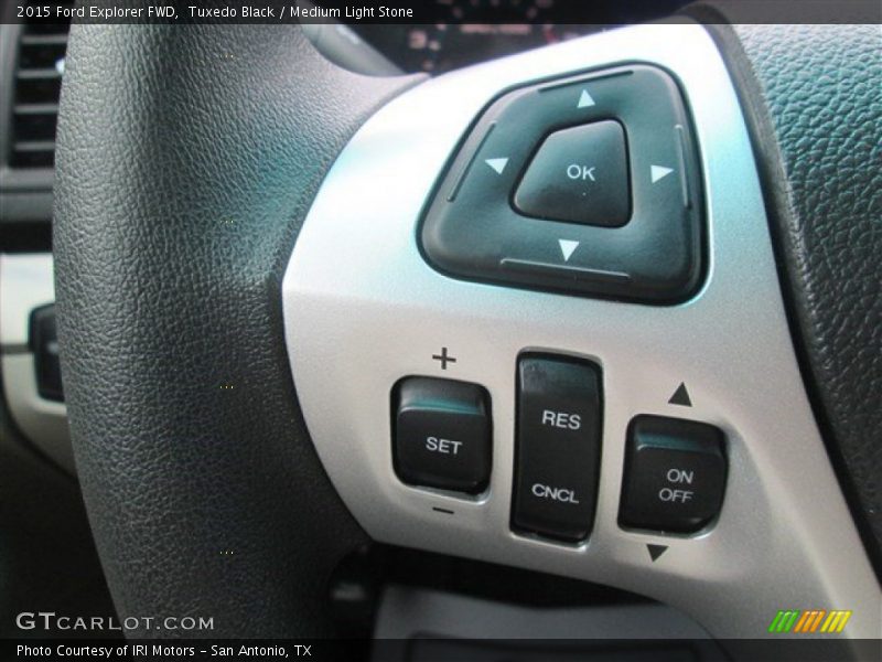 Tuxedo Black / Medium Light Stone 2015 Ford Explorer FWD