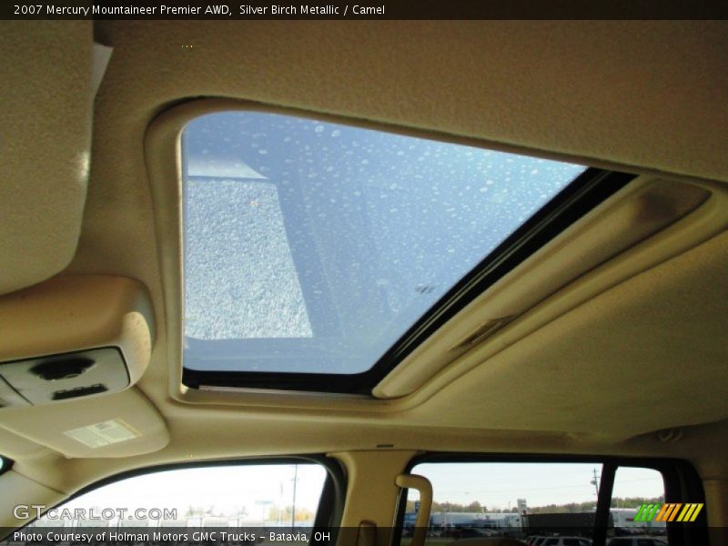 Silver Birch Metallic / Camel 2007 Mercury Mountaineer Premier AWD