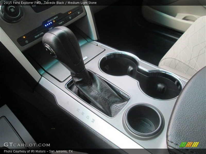 Tuxedo Black / Medium Light Stone 2015 Ford Explorer FWD